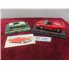 Image 1 : Burago 1993 Ferrari F50 1/24 Scale & 1957 Studebaker Silver Hawk Die Cast Cars