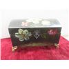 Image 11 : Hand Painted Trinket Box, Crystal Clock, Crystal Inkwell/Paperweight, Cast Iron Bank and More