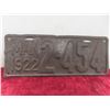 Image 3 : 1922 Manitoba License Plate