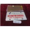 Image 1 : Vintage 1921-1991 Sir Winston Churchill Unit 3 Edmonton Army, Navy, Airforce License Plate