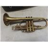 Image 6 : Vintage Brass Ambassador Trumpet by F.E. Olds & Co./Son with Case