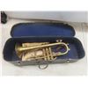 Image 9 : Vintage Brass Ambassador Trumpet by F.E. Olds & Co./Son with Case