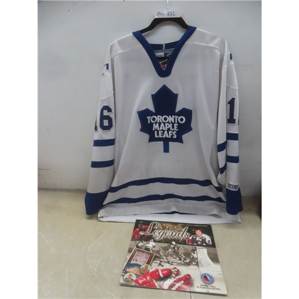Toronto Maple Leafs Jersey #16 Tucker Size Large