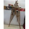 Image 1 : Antique Snowshoes with Leather Bindings from Fredericton NB 58" x 11"