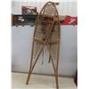 Image 6 : Antique Snowshoes with Leather Bindings from Fredericton NB 58" x 11"