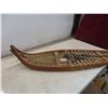 Image 9 : Antique Snowshoes with Leather Bindings from Fredericton NB 58" x 11"