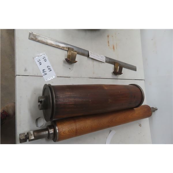 Machinist Ruler & Industrial Rollers