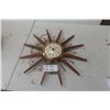 Image 1 : Westclox Electric Starburst Vintage Clock 22"–24" Diameter