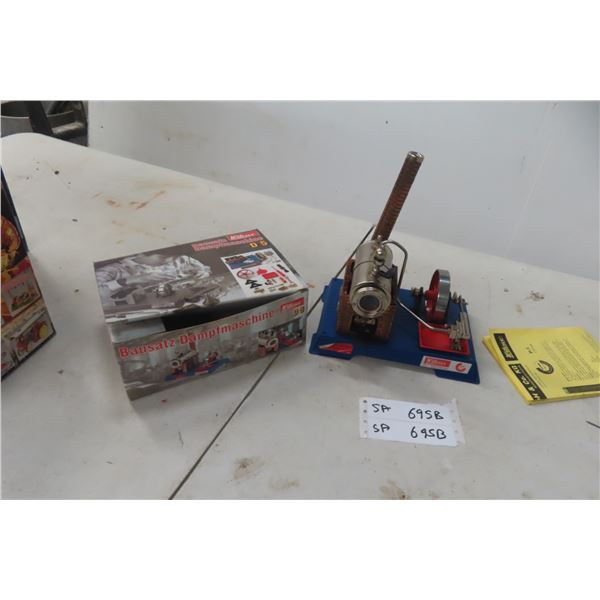 Wilesco Dampfmaschine D5 Toy Steam Engine All Metal in Box