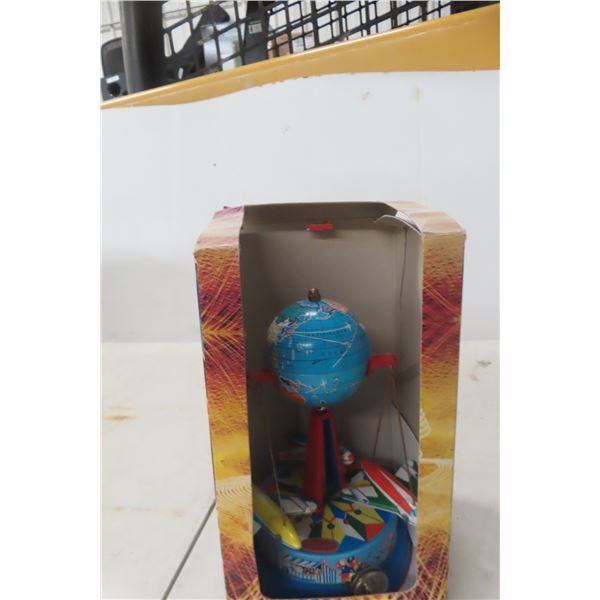 Wilesco Columbia Red Steam Engine Toy in Box All Metal