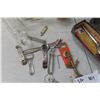Image 2 : Assorted Vintage Kitchen Items, Bottle Openers, Jars, Utensils & Pan Lot