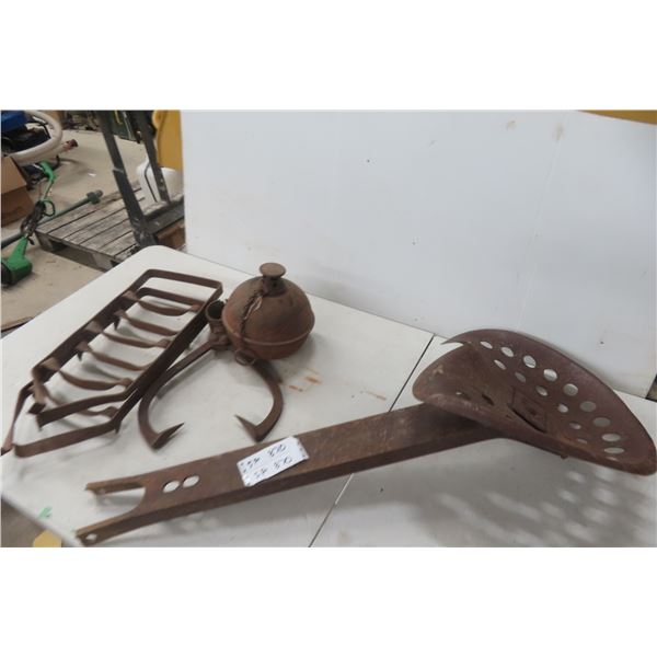 Implement Seat, Log Tongs, RD Flare and More