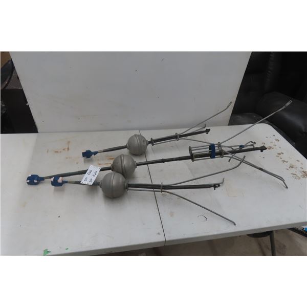 Three Lightning Rods w/ Aluminum Bolts