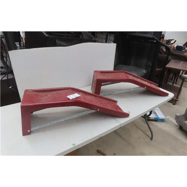 Set of Metal Car Ramps