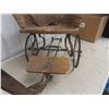 Image 6 : Antique Victorian Child-Sized Baby Carriage Rickshaw Pull Cart, Wood & Iron, Approx. 25" x 26" x