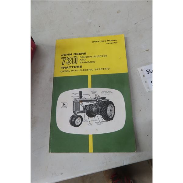 J.D. 730 Tractor Manual