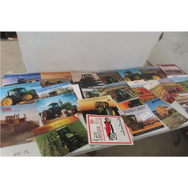 J.D. Tractor Implement Brochures