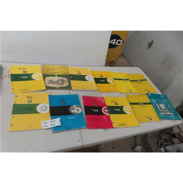 John Deere Manual Tractor Service Implement Snowmobile