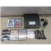 Image 1 : PS3 Console with Two Controllers and Ten Mixed PS3/PS2 Games