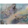 Image 2 : 19" x 25" 'Spirit of the Wolves' Print #7/250 Signed by Don Ningewance
