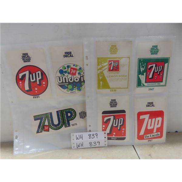 1970s Uncola Campaign Stickers and Decals – Complete Set