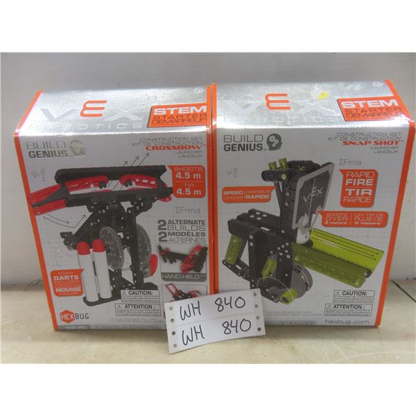 Two New Build-Genius Construction Sets: Crossbow and Rapid-Fire