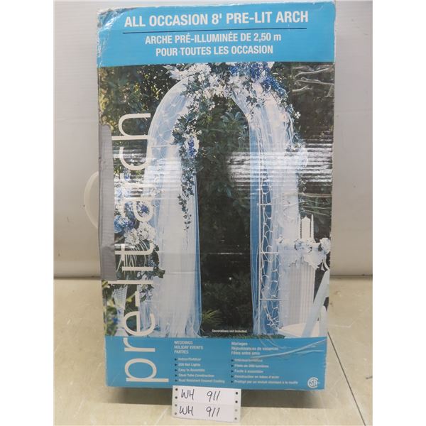 Eight-Foot Pre-Lit Walk-Through Archway