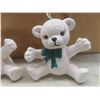 Image 2 : Twelve Christmas Teddy Bear Ornaments