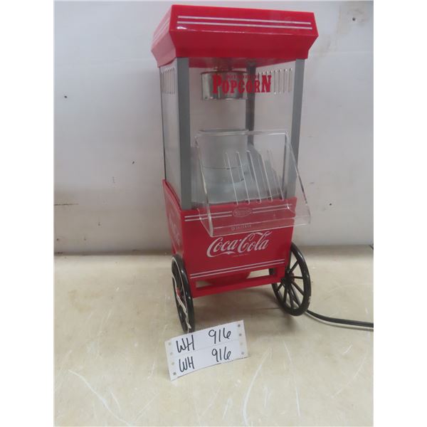 Coca-Cola Replica Popcorn Maker Cart