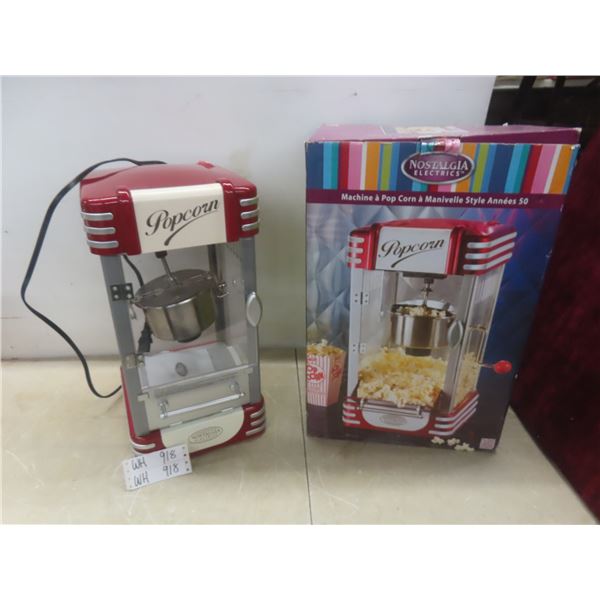 1950s Style Kettle Popcorn Popper