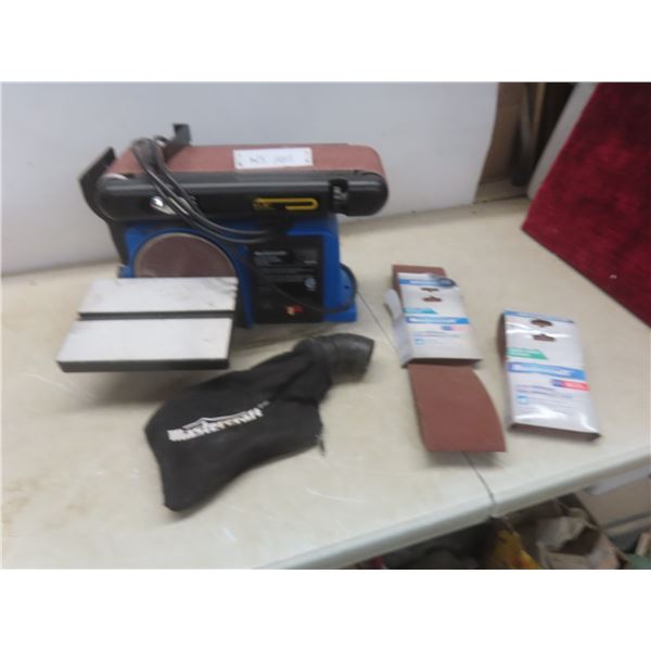 Mastercraft Belt/Disc Sander with Extra Sanding Belts