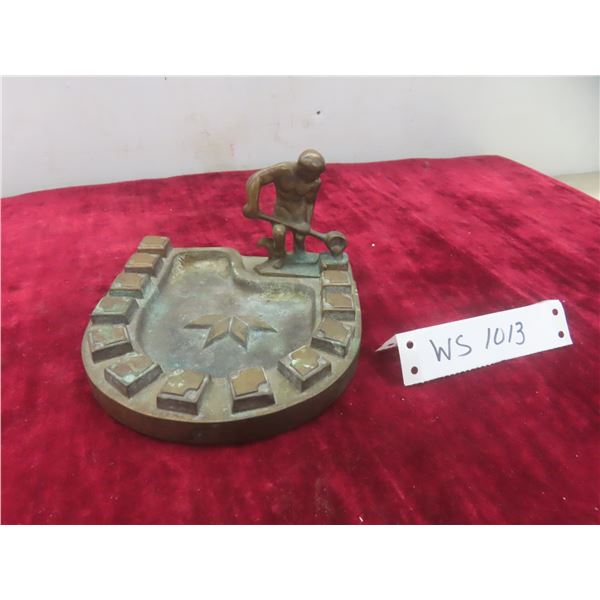 Foundry Brass Ashtray