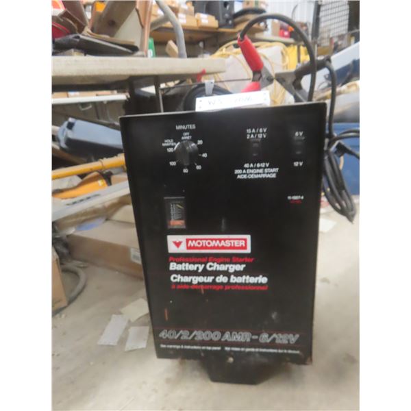 MotoMaster Battery Charger/Engine Starter 6V & 12V