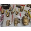 Image 10 : Plumbing Fittings: Brass Shut-Offs, Pipe Cutter, Braided 3/8" Lines, Sprinkler ABS and More