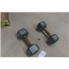 Image 1 : Two Steel 25 lb Each Dumbbells
