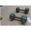 Image 3 : Two Steel 25 lb Each Dumbbells