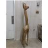 Image 1 : Carved Giraffe, 67" Tall
