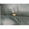 Image 7 : Lay-z-Boy Green Leather-Style Reclining Chair, Some Seat Damage
