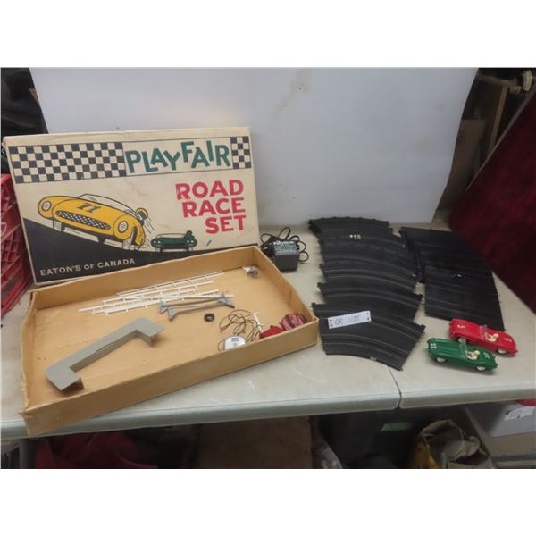 Vintage Play Fair Road Race Set, Eaton’s of Canada