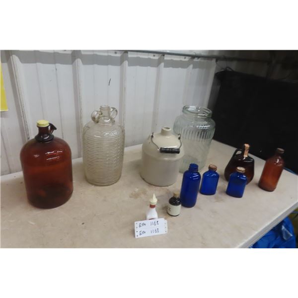 Glass and Ceramic Bottles and Jugs