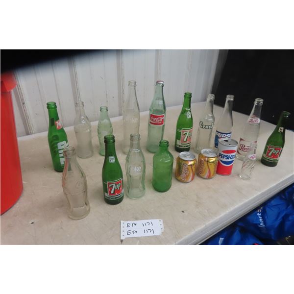 Glass Soda Bottles and Aluminum Cans
