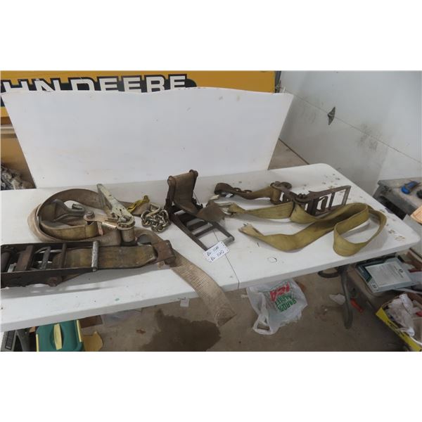 Four Heavy-Duty Load Ratchets