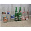 Image 6 : Twenty-Eight Soda Bottles Including Galgary, Double Cola, Pepsi, 7Up, and Wood Crate