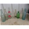 Image 7 : Twenty-Eight Soda Bottles Including Galgary, Double Cola, Pepsi, 7Up, and Wood Crate