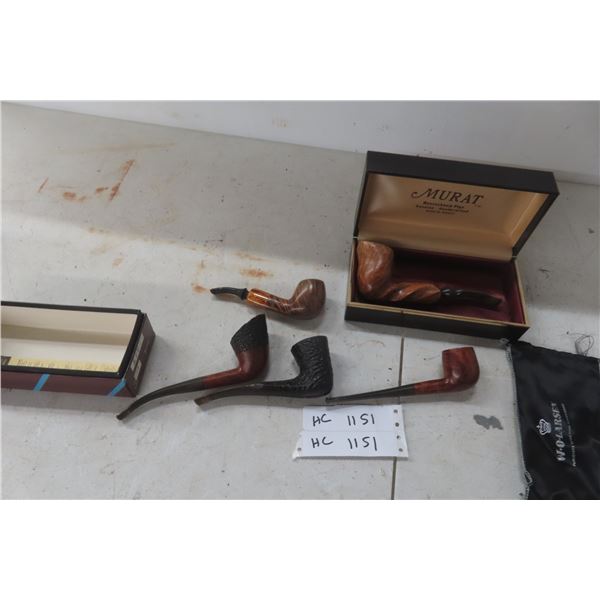 Five Smoking Pipes