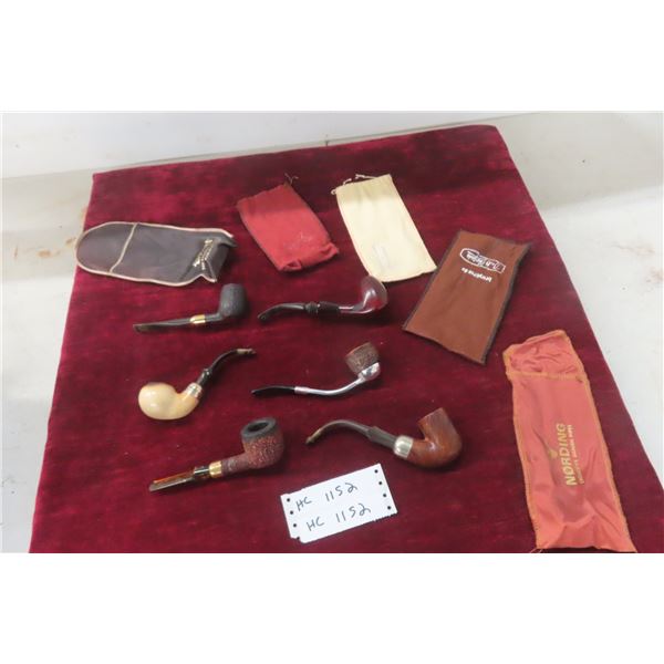Six Smoking Pipes