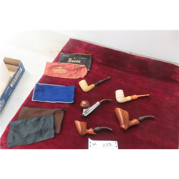 Five Smoking Pipes