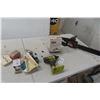 Image 1 : Electric Chainsaw, Cordless Drill, and Parts Assortment