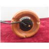 Image 3 : Hand-Carved Natural Pink Himalayan Salt-Glazed Lamp, Natural Air Purifier, 7" High, Working Order