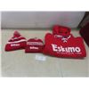 Image 1 : Three Pieces of Eskimo Ice Fishing Clothing, Including 3XL Hoodie and Two Toques